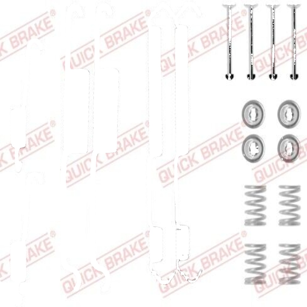Rear QUICK BRAKE 105-0691 Accessory Kit, brake shoes for CITROËN,FIAT,FORD,NISSA