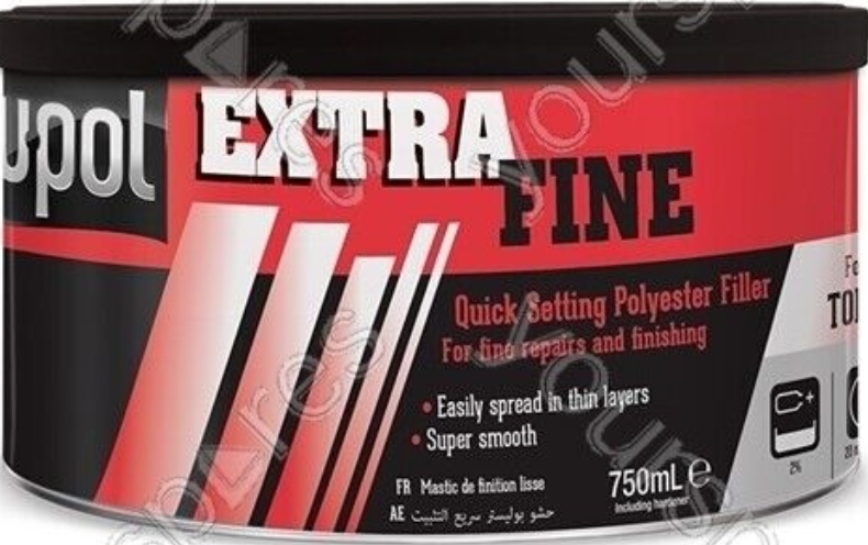 UPOL Extra Fine Filler Stopper Polyester Paste Quick Dry Formerly Topstop 750ml