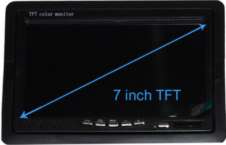 For Mercedes Sprinter VW Crafter Brake Light Rear View Camera + 7"" Monitor