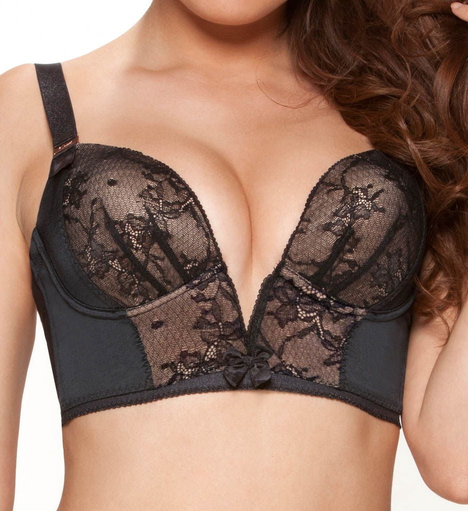 VIP Retrolution Staylo Plunge Bra - Black