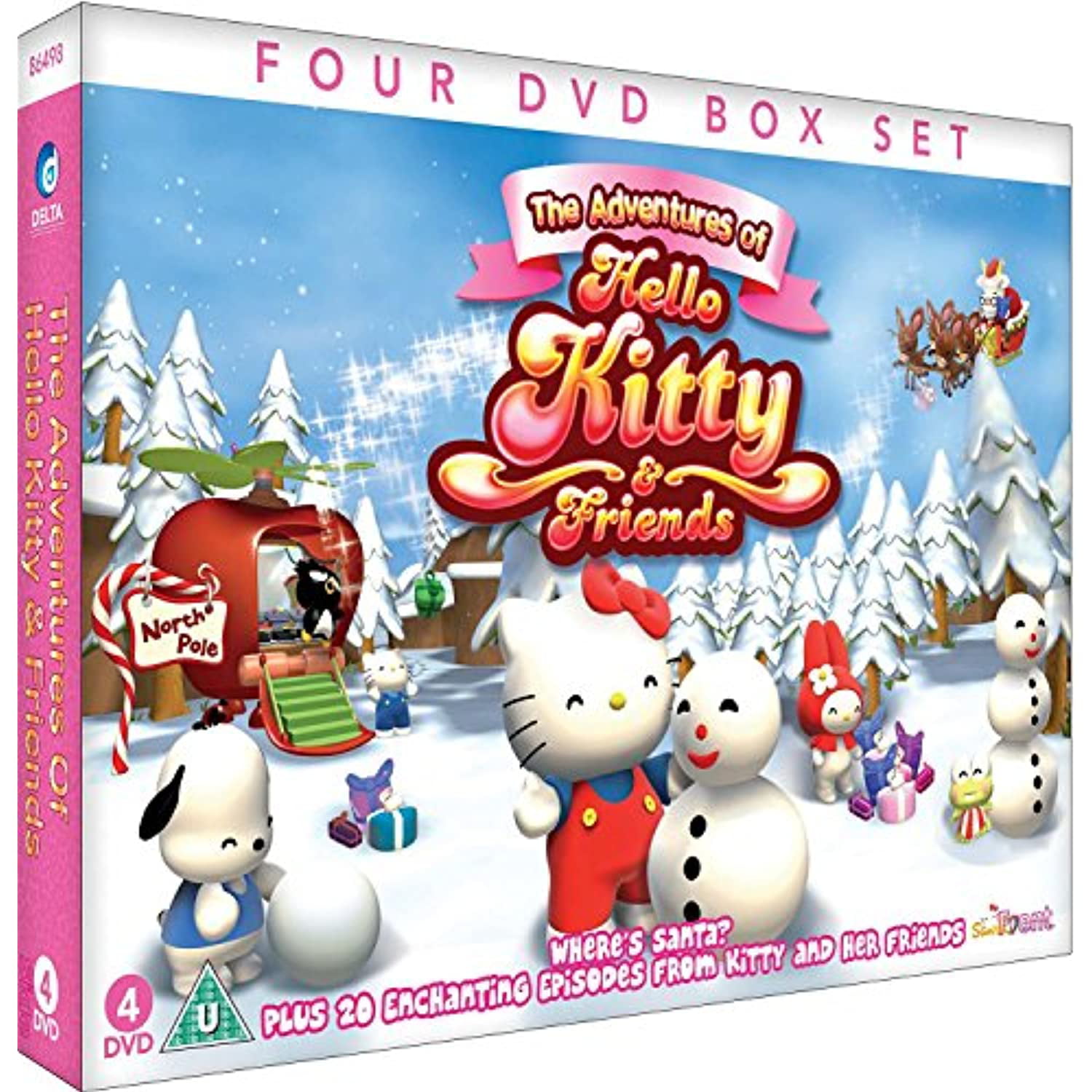 Hello Kitty & Friends - 4 Disc Box Set [New & Sealed] DVD