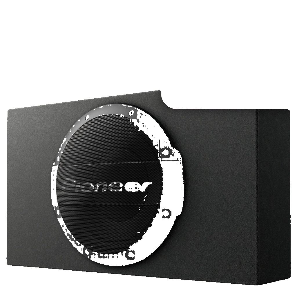 Pioneer TS-WX1010LA 300w RMS 10"" Shallow Active Car Subwoofer Bass With Remote