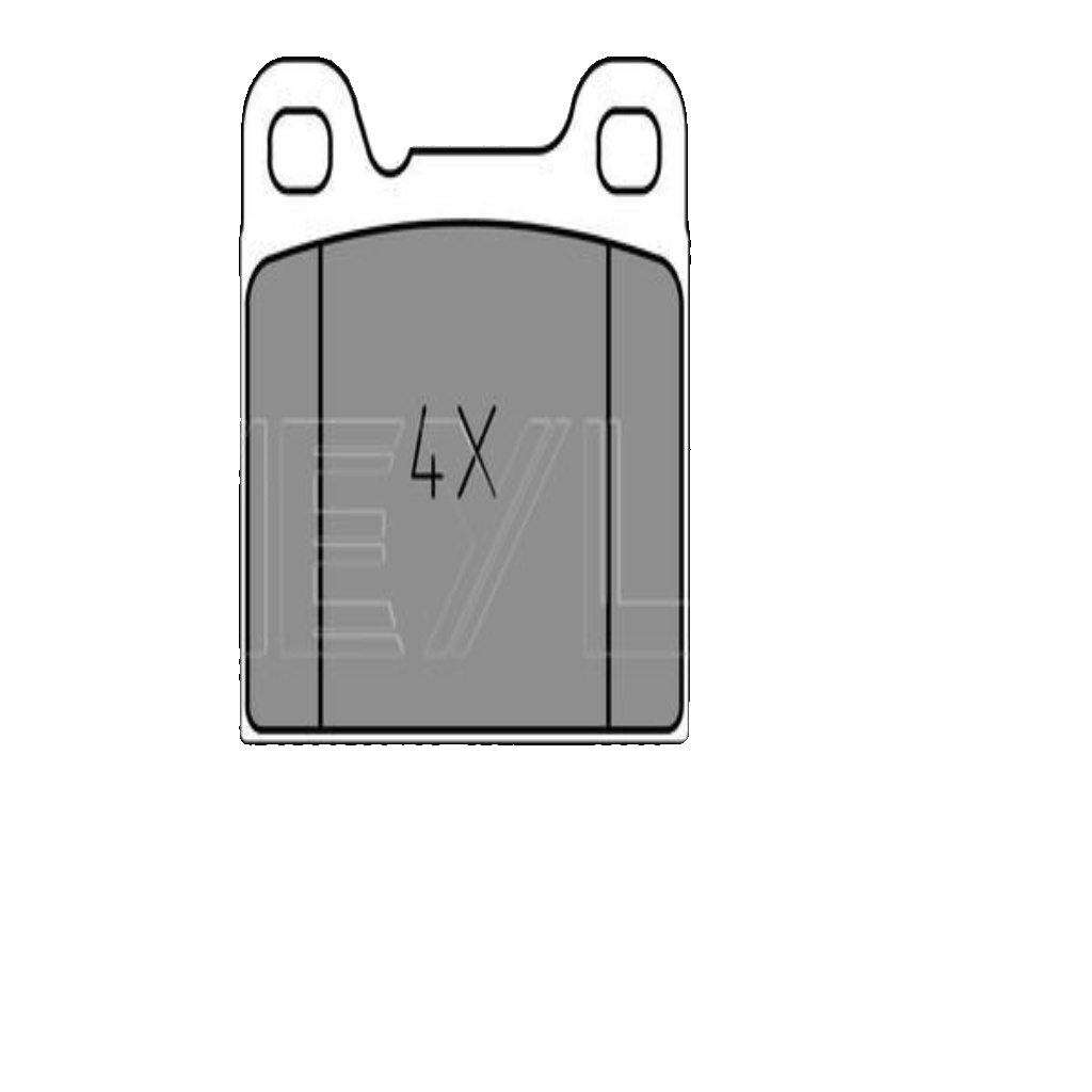 Original MEYLE Brake Pad Set Disc Brake 025 207 5514 for Volvo