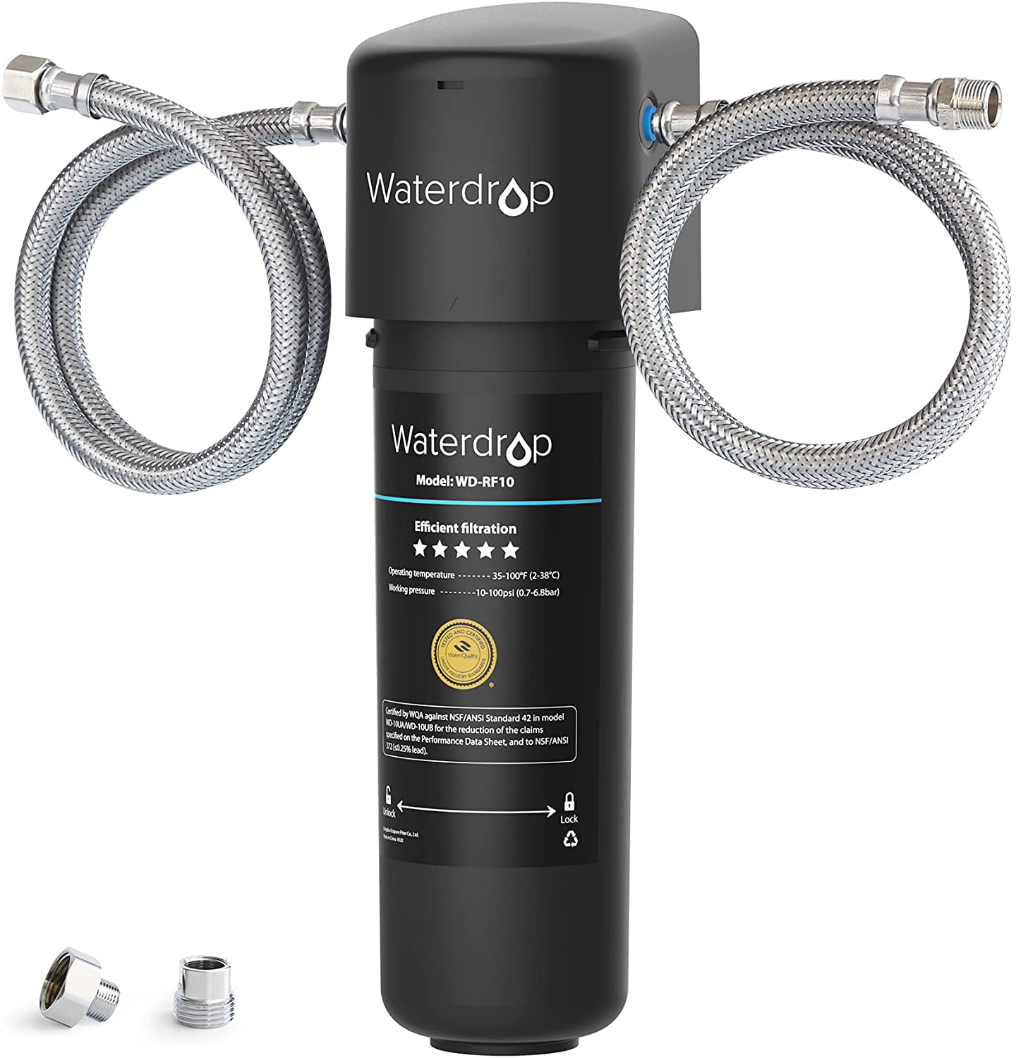 Waterdrop 10UA Under Sink Water Filter System, 8K Gallons Chlorine Reduction - Image 2