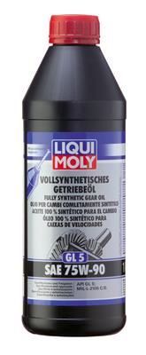 2 x Liqui Moly Fully Synthetic 75W90 GL-5 Gear / Differential Oil - 2 x 1 Litre