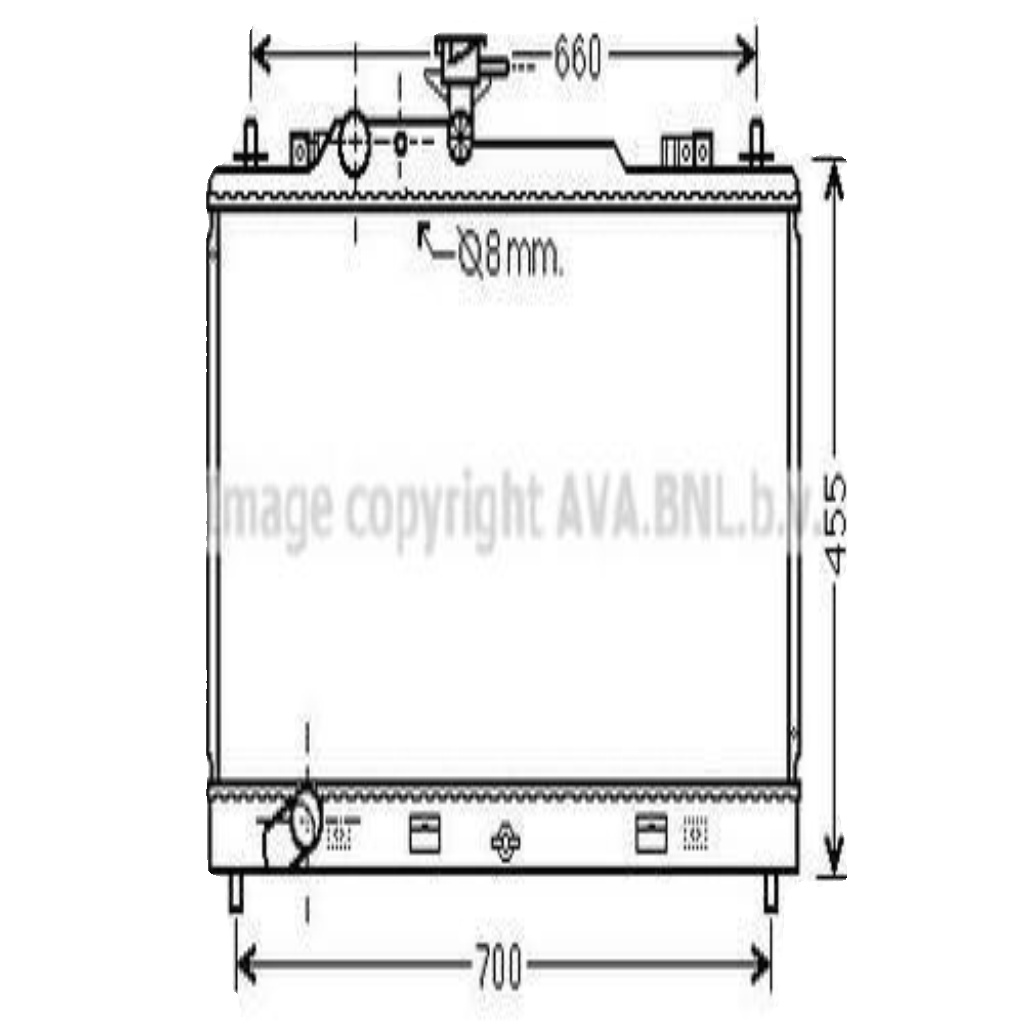 Fits AVA MZ2227 WATER COOLER MAZDA 6 (2008) 1.8 MZR  ⭐UK Stock⭐