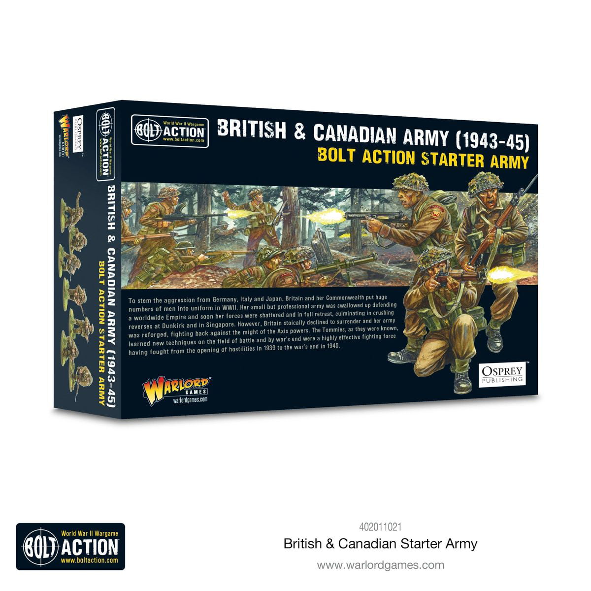 Warlord Games Bolt Action British & Canadian Army (1943-45) Starter Army