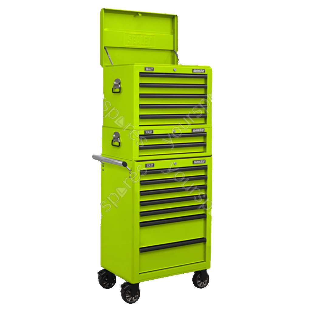 Sealey APSTACKTHV Superline PRO Topchest, Mid-Box Tool Chest & Rollcab Combin