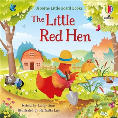 The Little Red Hen by Lesley Sims (Board book) - Image 3