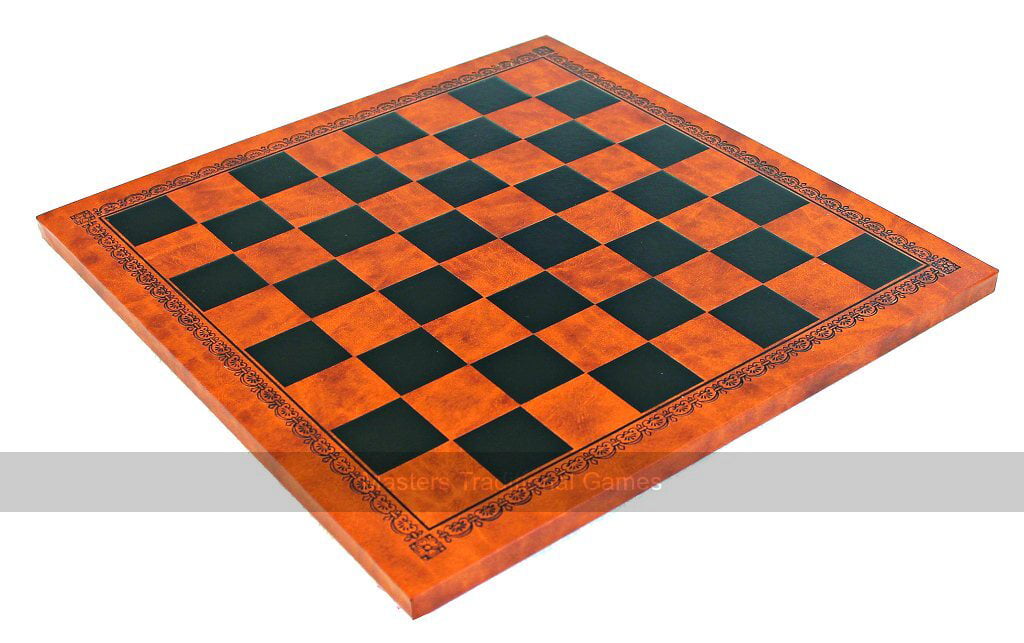 Italfama Leatherette Chess Board - 33cm (UK)