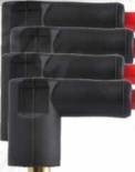 A Series engine Electronic Distributor High Energy Viper Coil Red 8mm HT Leads