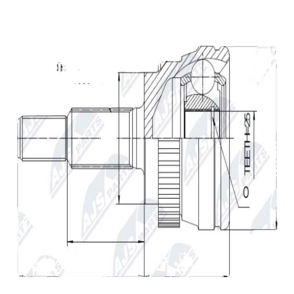✅Fits NTY NPZ-RE-033 OUTER CV JOINT  ⭐UK Seller⭐