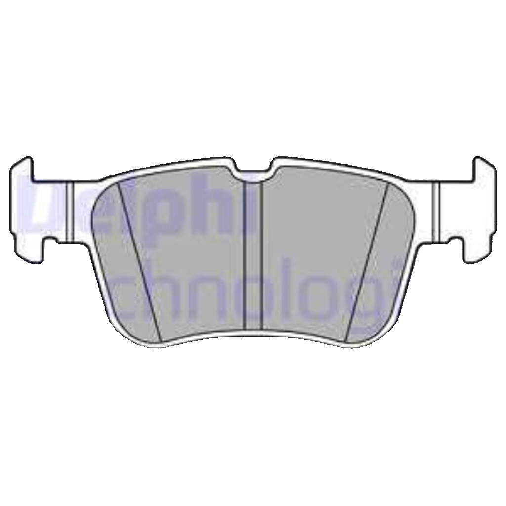 Brake pads Low-Metallic LP3151 DELPHI for FORD FORD USA