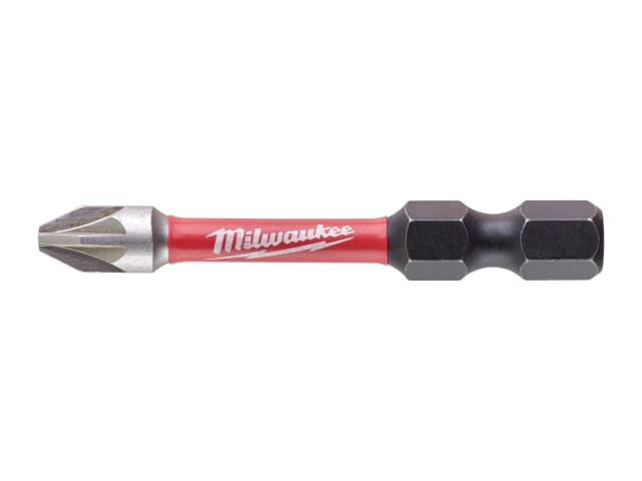 Milwaukee Pz2 Pozi Impact Driver Bits 50mm 5pcs Shockwave fits Makita, Dewalt