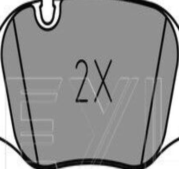 Front MEYLE GERMANY 025 259 0018/PD Brake Pad Set, disc brake for BMW