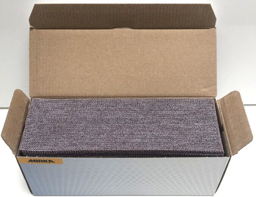 Quality Abrasive Sanding Strips 10pk Mirka Abranet 70x420mm  Grit P120