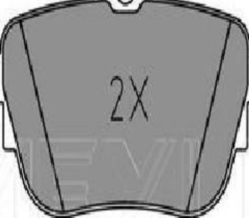 025 224 3716/PD MEYLE Brake Pad Set, disc brake for MERCEDES-BENZ