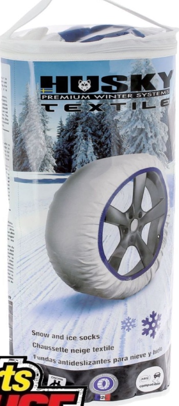 Husky Snow Socks (Like Chains) to fit tyre size 165/80/14 ( 165/80R14 ) Medium