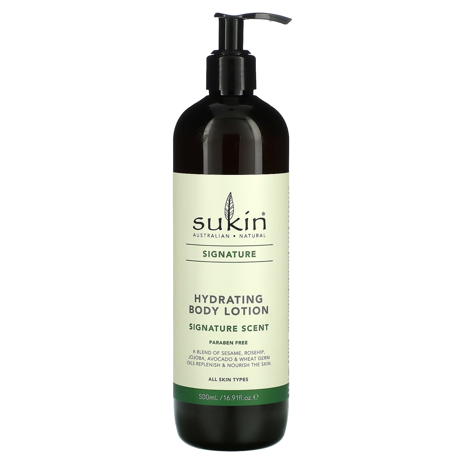 Sukin Hydrating Body Lotion 500ml w/ Rosehip & Ess. Oils. Vegan, Soothes Skin. - Image 2