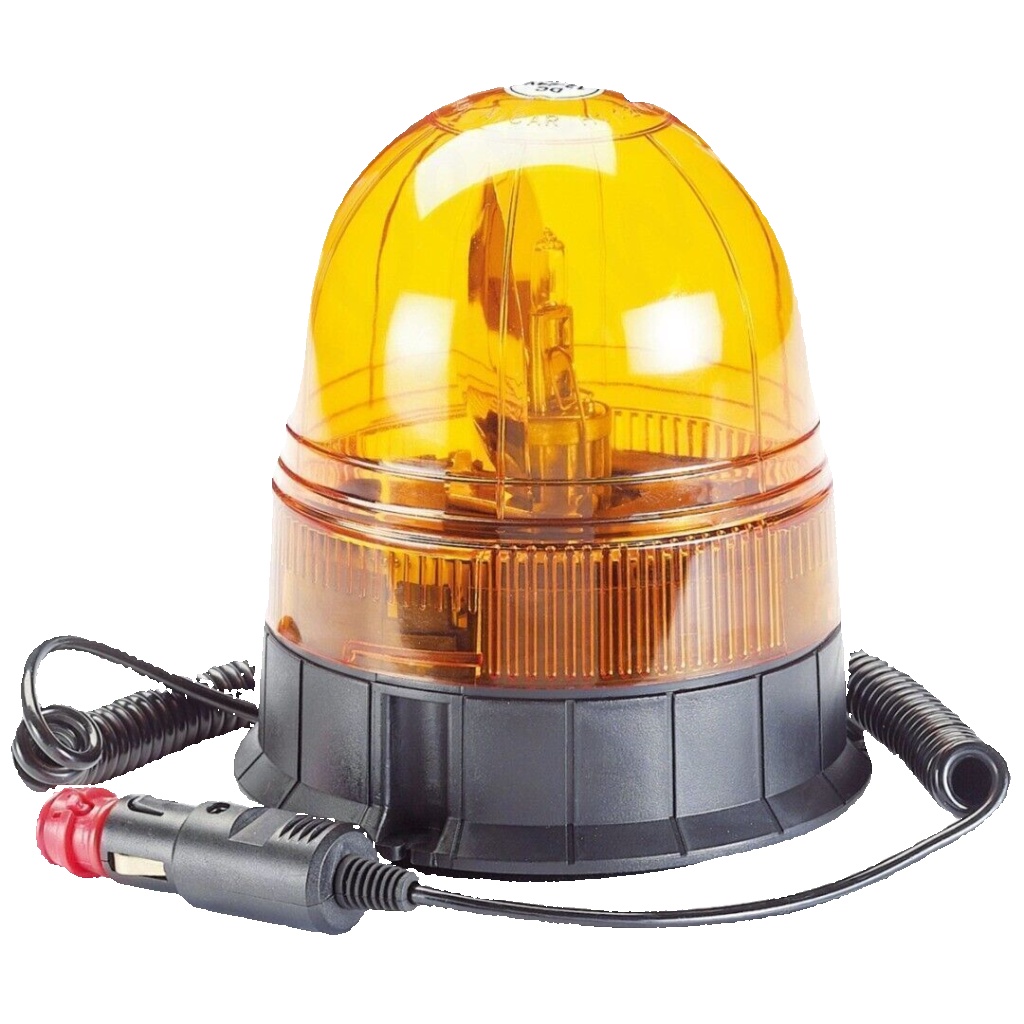 Draper 63878 12/24V Magnetic Base Rotating Beacon