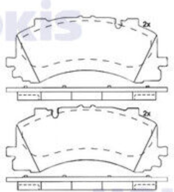 Fits BREMBO P 85 170 HAM PADS. PRZEDNIE FRONT Akebono AUDI/VW  ⭐UK Stock⭐