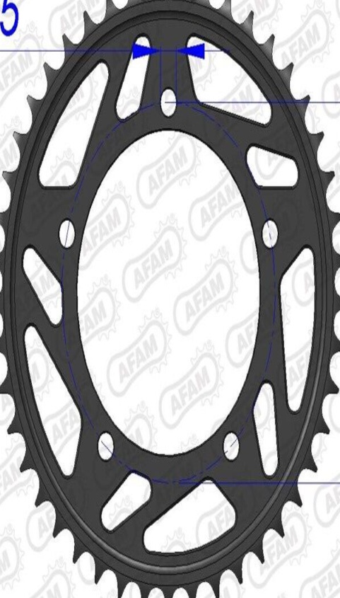 AFAM Aluminum 15605-Step 520 Motorcycle Parts Accessories