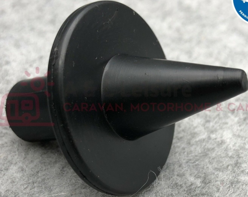 2x PLS Pole End Spike Foot Stopper 19mm Universal Caravan Motorhome - 6999120
