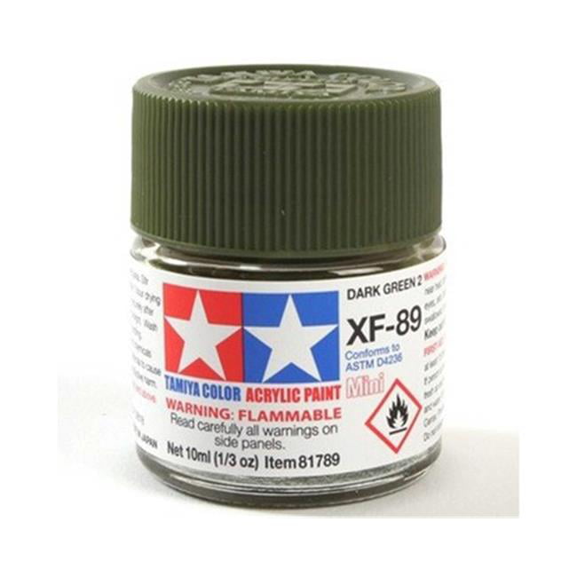 New Tamiya Paint 10 Ml Mini Acrylic Paint - Dark Green Tam81789 10Ml