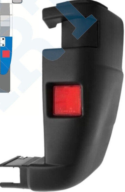 FIAT DUCATO BOXER RELAY 2002-2006 REAR BUMPER REFLEX LAMP / RIGHT