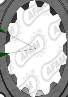 Free Shipping Piñon Afam Steel Racing 21804-PASO 520 For Motorcycle Parts