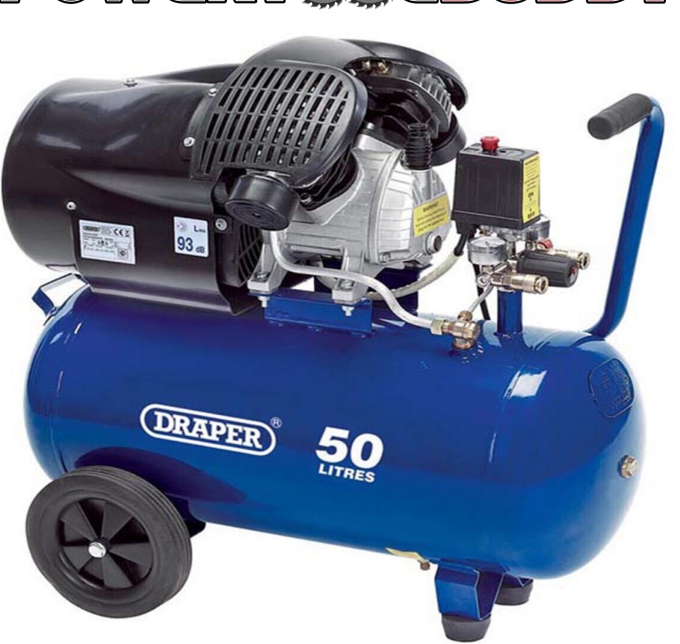 DRAPER 29355 50L 230V 2.2kW (3hp) Air Compressor