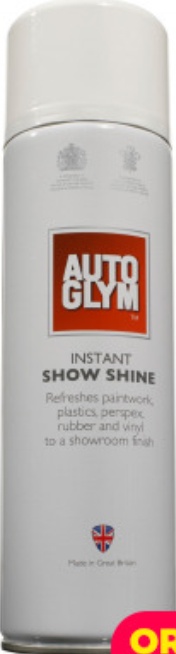 Autoglym Instant Show Shine 450ml Quick Detailer Colour Restore Polish