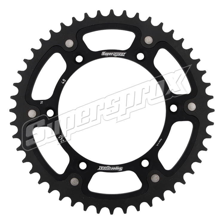 Supersprox Stealth Black 520 X 48 Motorcycle Parts Accessories
