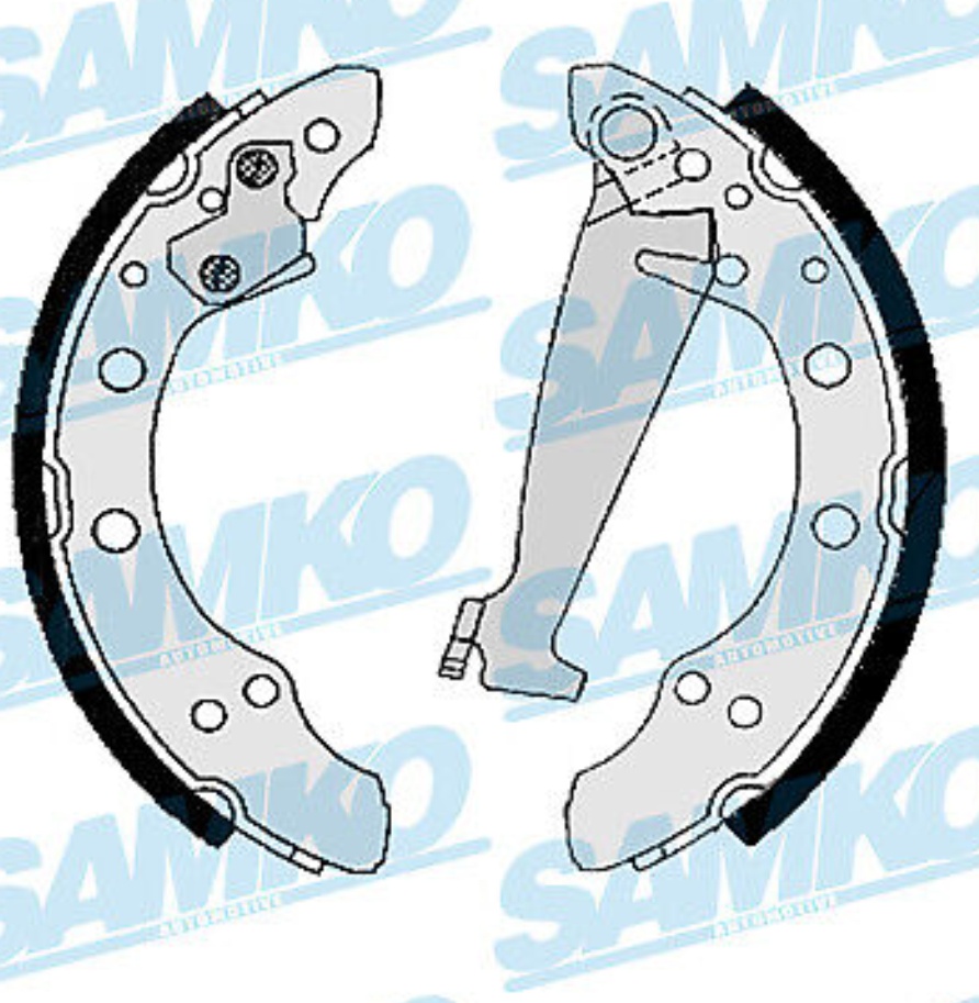 06830 LPR Brake Shoe Set for ALFA ROMEO,AUDI,CHERY,GEELY,PEUGEOT,RENAULT,SEAT,SK