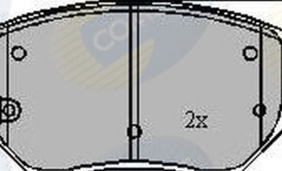 Front COMLINE CBP31745 Brake Pad Set, disc brake for INFINITI,NISSAN