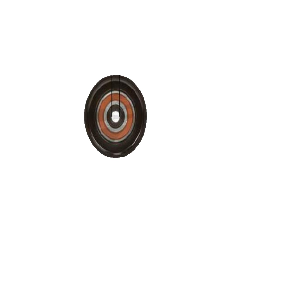 V-belt pulley Metal T38097 GATES for AUDI VW SKODA