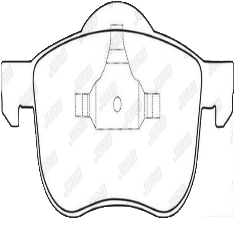 Front JURID 573003J Brake Pad Set, disc brake for VOLVO