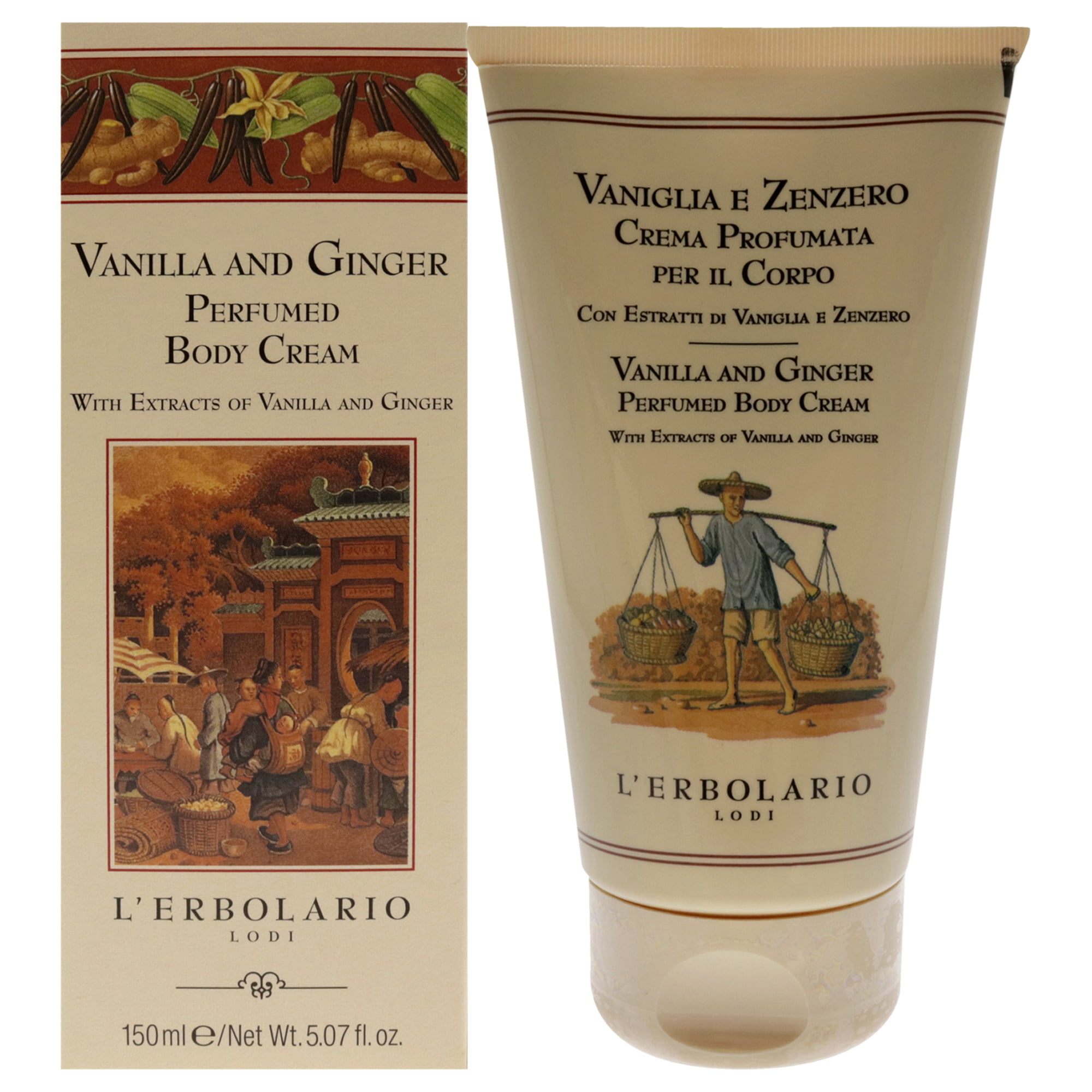 L'erbolario Crema Vaniglia E Zenzero Profumata Corpo 150 Ml