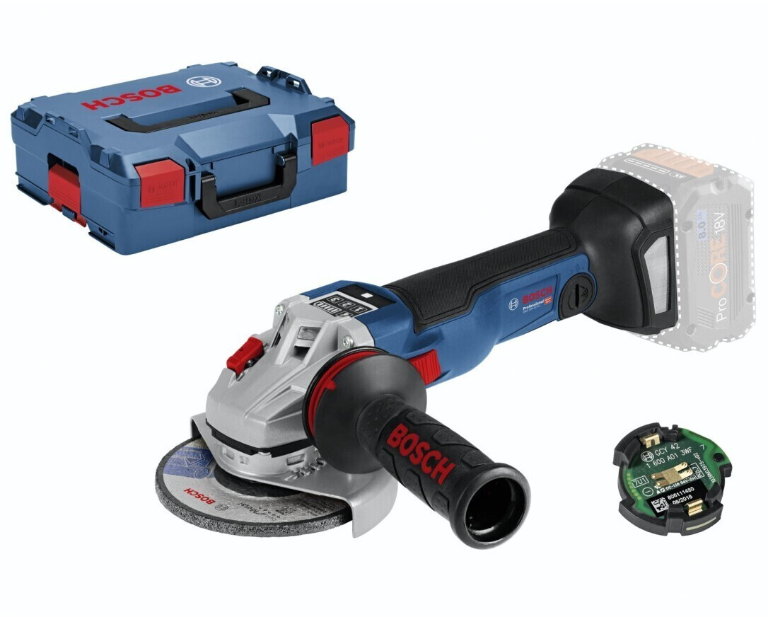 Bosch Angle Grinder Professional 18V Cordless GWS 18V-10 SC 125mm Module L-BOXX.