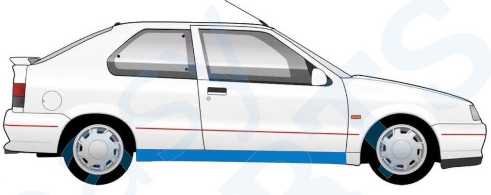 RENAULT 19 1988-1996 SILL REPAIR PANEL ROCKER PANEL / LEFT LH