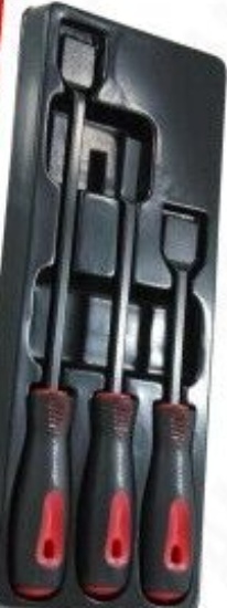 Neilsen 3pc Long Reach Scraper Gaskets Seals Carbon Removal Scrapers Set
