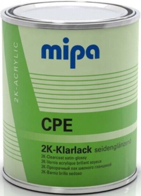 MIPA CPE 2K Satin Lacquer Clearcoat 1L & 1L Mipa MS25 2k Hardener 2L KIT