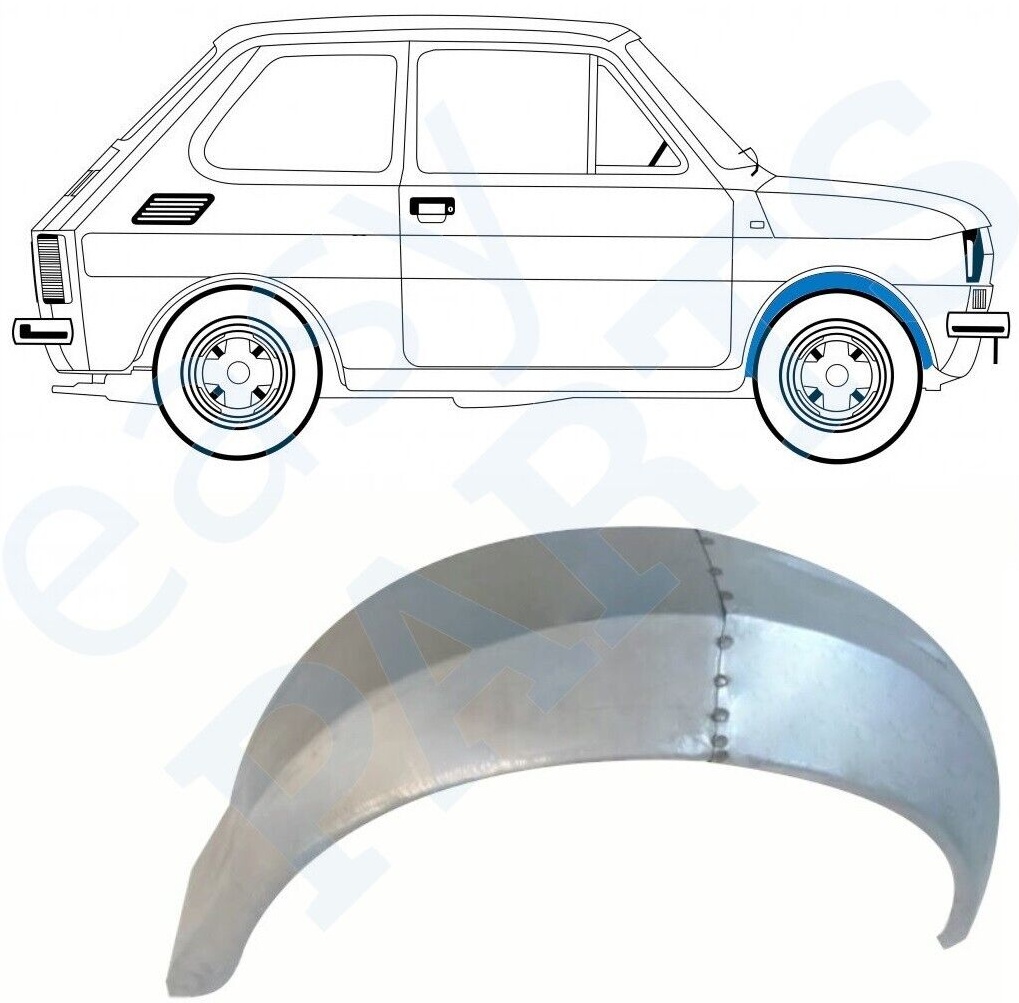 FIAT 126 126P 1972-1978 FRONT INNER WHEEL ARCH REPAIR PANEL REAR WING / RIGHT RH
