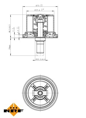 THERMOSTAT COOLANT 725099 FOR S62 B50 4.9L 8cyl - Image 9