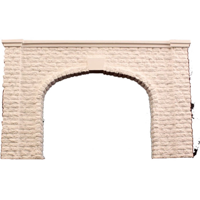 Woodland Scenics C1257 HO Cut Stone Double Tunnel Portal HO Gauge Railway