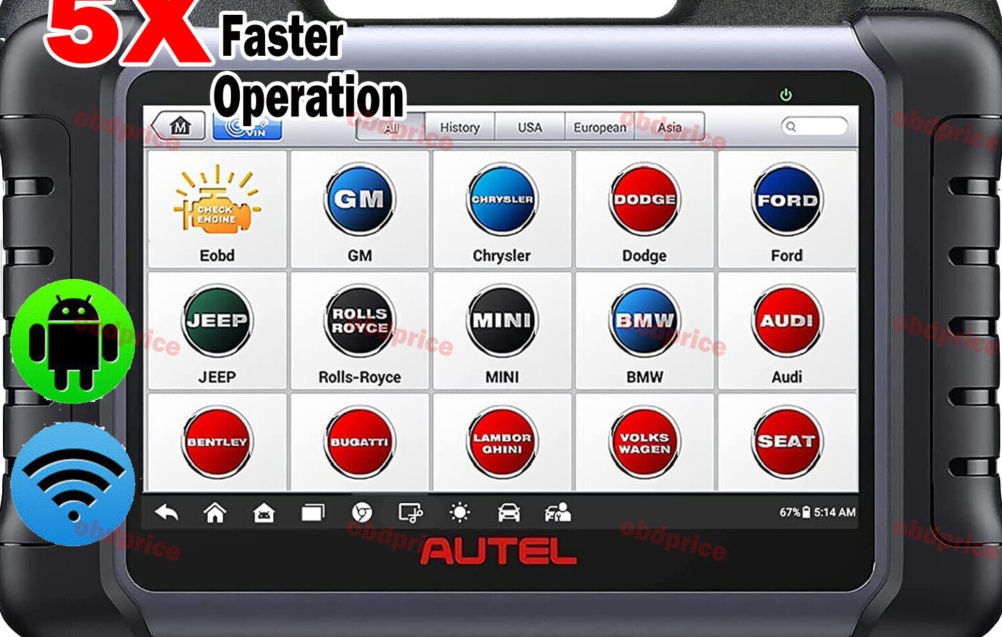 2026 Autel MaxiCom MX808S MK808S Full Diagnostic Bidirectional Auto Scanner Tool