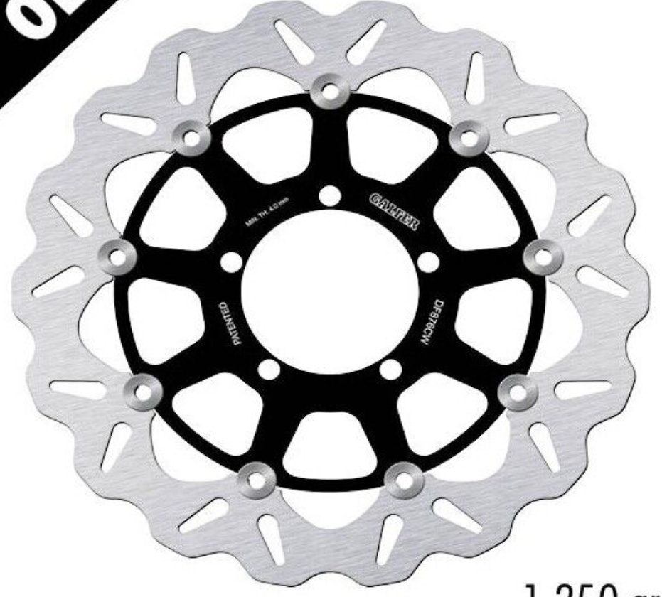 Galfer Front BrakeDisc WAVE FLOAT FULL 310x4,5mm TRIUMPH DAYTONA TRIPLE675 06>08