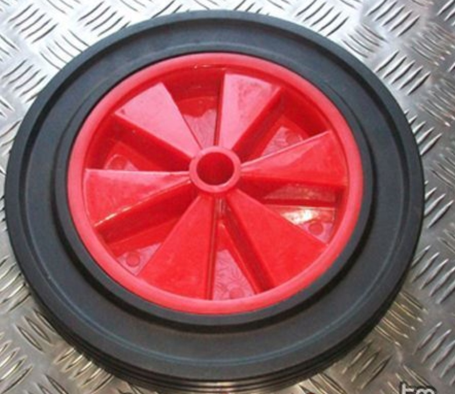 PUNCTURE PROOF 12"" INCH SOLID WHEELBARROW WHEEL fits GARDEN CART