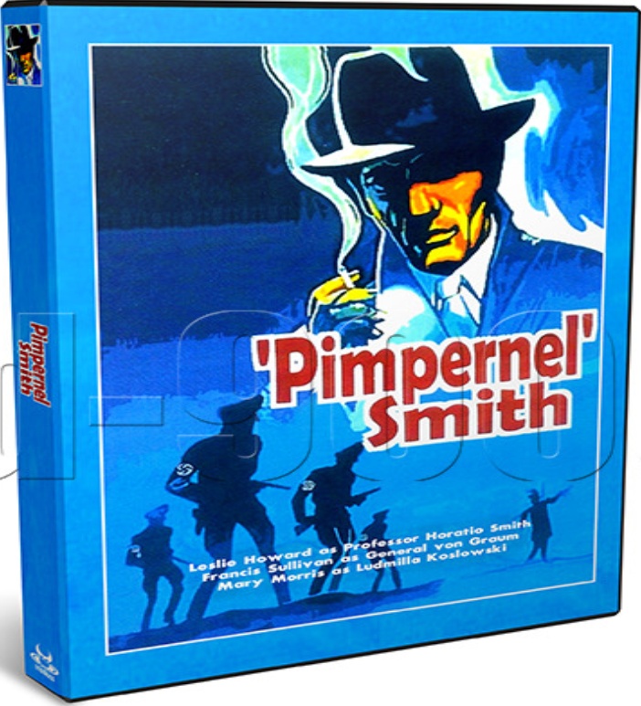 Pimpernel Smith (1941) Leslie Howard Adventure, Drama, Thriller Movie on DVD
