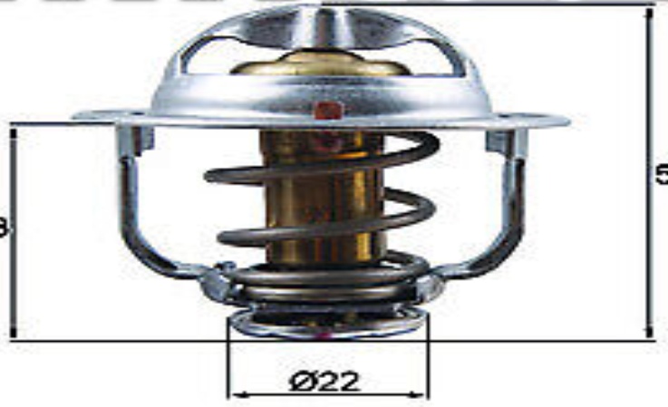 TX 179 89D MAHLE Thermostat, coolant for CHEVROLET,OPEL,VAUXHALL